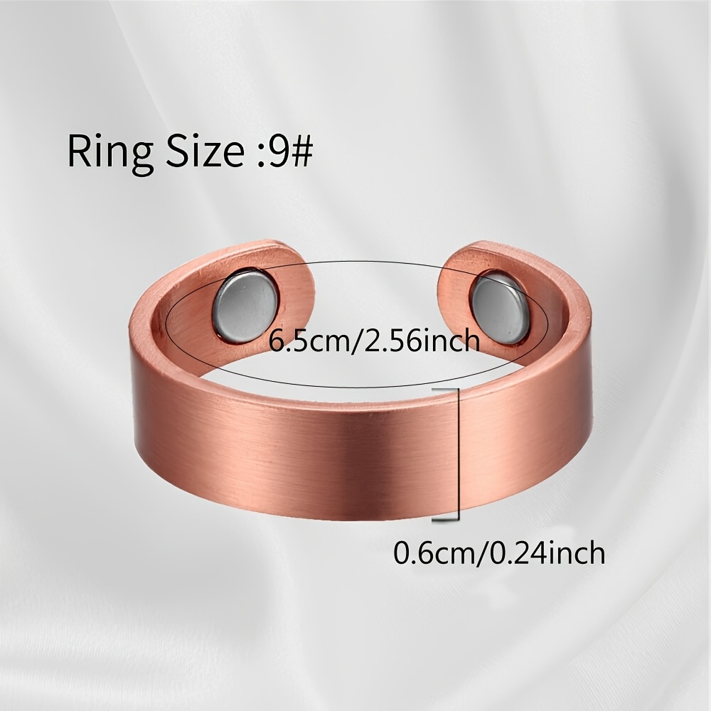 Pure Copper Ring with Strong Magnetic - Perfect Gift for Him